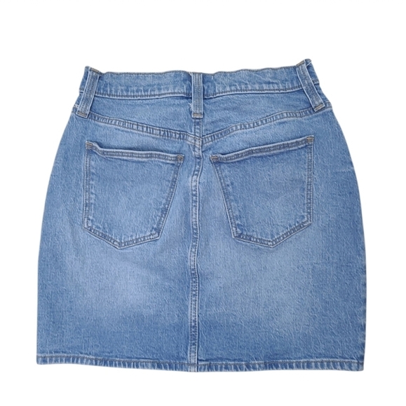 Mini Denim Blue Jean Skirt Size 00/24R - Picture 2 of 7